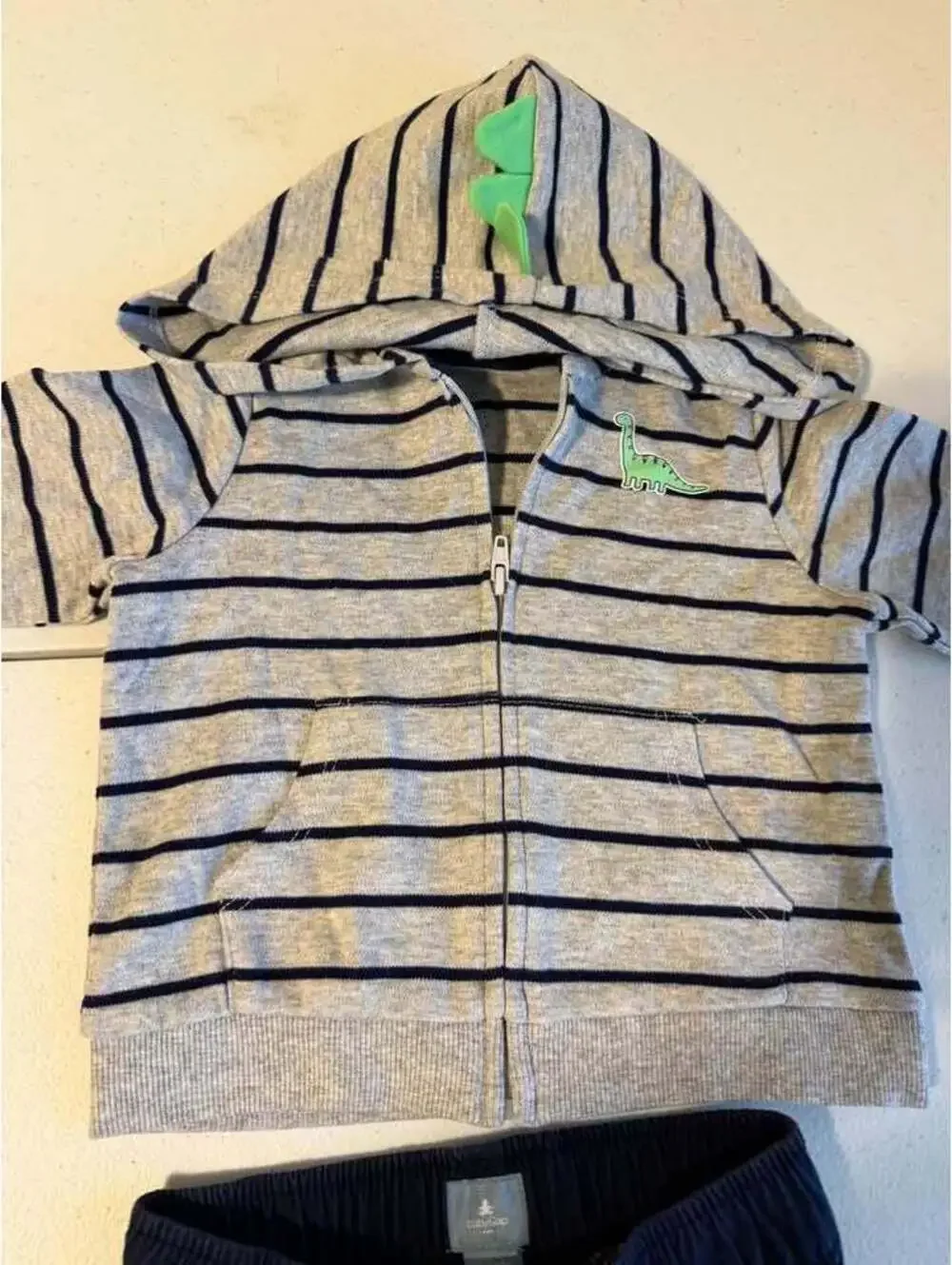 Baby Gap 6-12M Dinosaur Hoodie and Fleece Lined Pants Set
